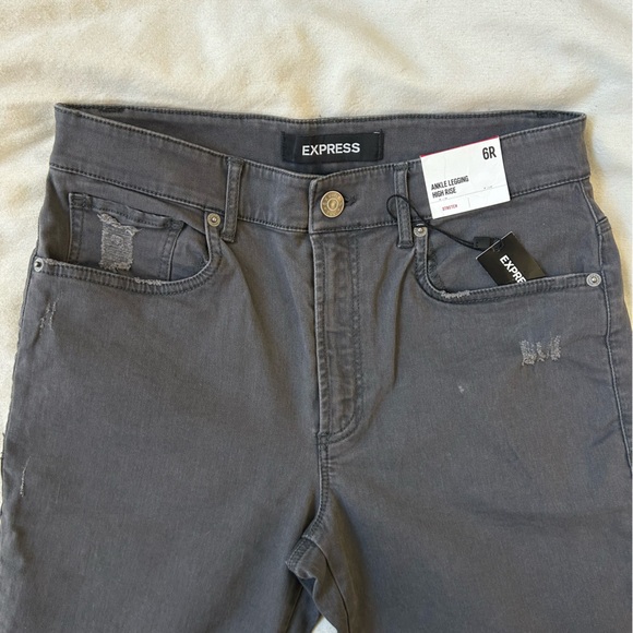 NWT - Express High Waisted Stretch Ankle Skinny Pant - Picture 3 of 7